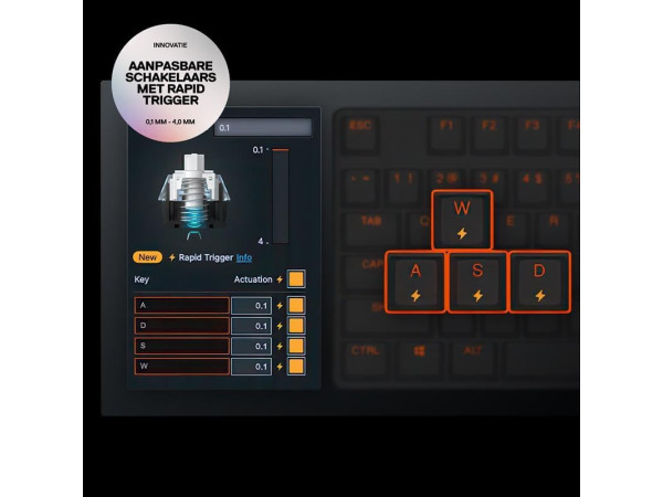 SteelSeries Apex Pro Mini Gen 3 Gaming toetsenbord (AZERTY) – foto 7 – kavel bij XL Auctions