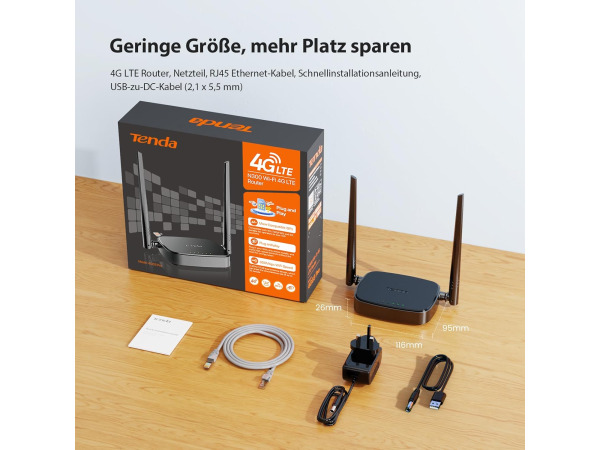 Tenda 4G03 Pro 4G LTE Router, WLAN-router voor simkaart – foto 7 – kavel bij XL Auctions