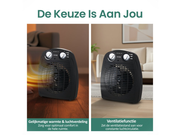 Emerio Ventilator Kachel - 25 m² - 2000W – foto 4 – kavel bij XL Auctions