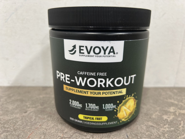 5x Evoya pre-workout Tropical fruit 300g