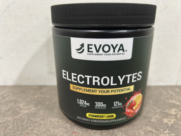 5x Evoya electrolytes strawberry lemon 300g