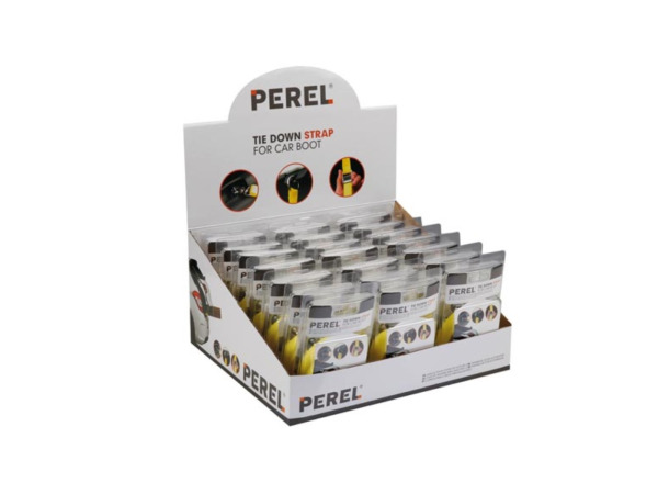 2x Perel spanband voor autokofferbak display 21st
