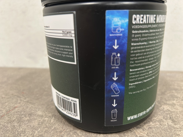 5x Evoya creatine naturel 300g – foto 3 – kavel bij XL Auctions