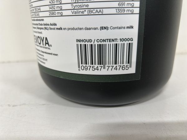 5x Evoya whey protein Sweet vanilla 1000g – foto 5 – kavel bij XL Auctions