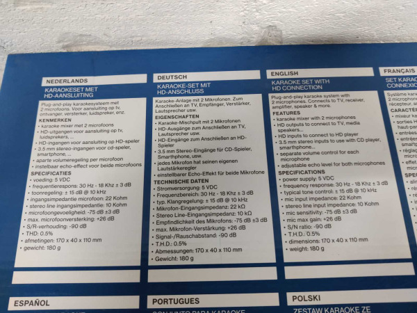 HQ-Power karaokeset met HD-aansluiting – foto 5 – kavel bij XL Auctions