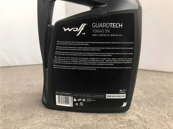 4x Wolf motorolie semi-synthetisch 10W-40 4L – foto 2 – kavel bij XL Auctions
