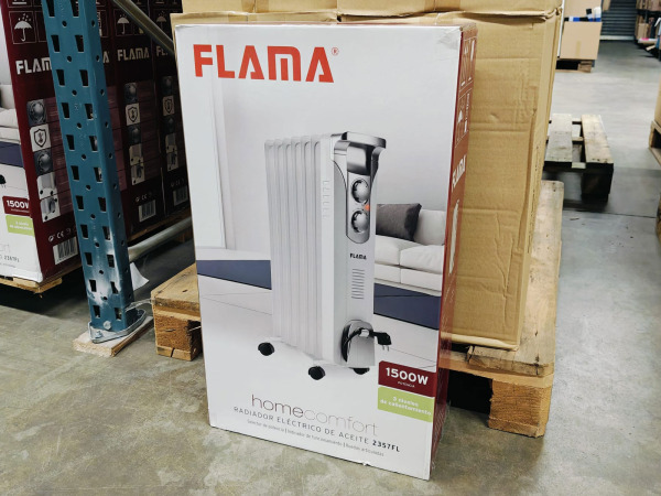 Flama 2357FL Olieradiator 1500W – foto 2 – kavel bij XL Auctions