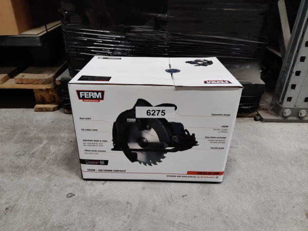 Ferm cirkelzaagmachine Ø190mm CSM1041P – foto 6 – kavel bij XL Auctions