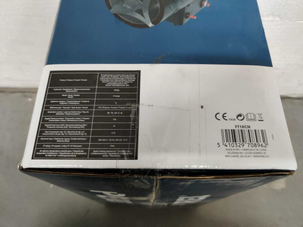 Perel ventilator / heteluchtkanon op gas LPG 10kW – foto 6 – kavel bij XL Auctions