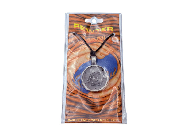Young Zone | Stoere Pewter Hanger met Koord