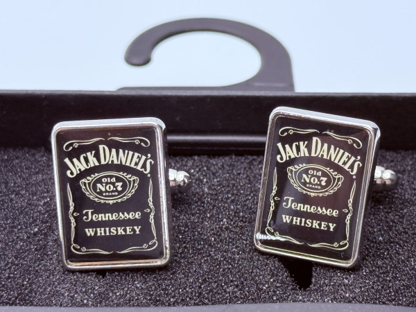 Jack Daniel's | Exclusieve Old No. 7 Manchetknopen in Luxe Geschenkverpakking
