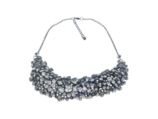 Schitterend Glamour Statement Collier met Strass-kristallen