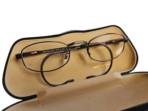Luxottica | Authentieke Bril met Krulveren en Origineel Etui