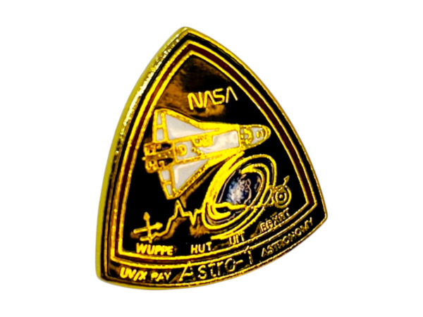 NASA | Vintage Astro-1 Mission Pin met Shuttle