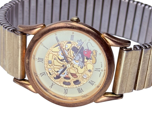 Disney | Vintage Mickey Mouse Skeleton Horloge