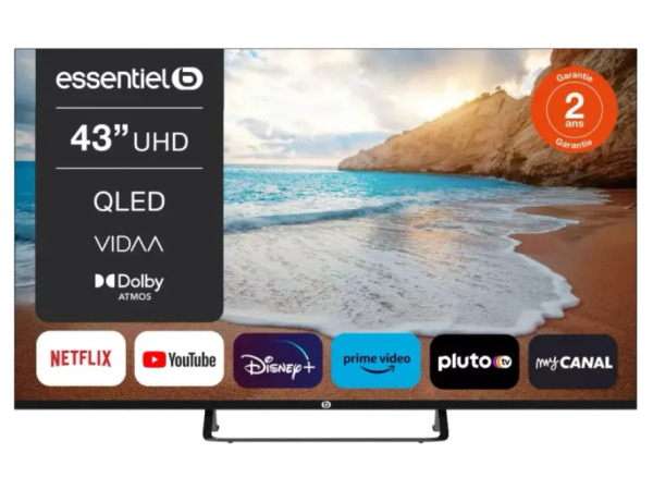 Essentiel-B QLED TV 4K 43QLED306 - 43 inch