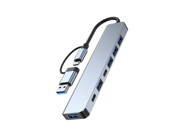 7 in 1 hub - USB-A en USB-C