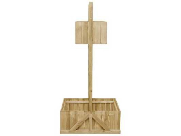 VidaXL plantenbak met latwerk 80x60x165cm – foto 3 – kavel bij XL Auctions