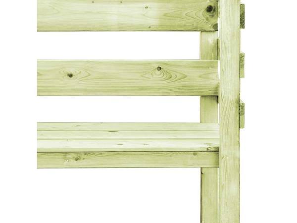 Grenen tuinbank met rozenboog 130x60x230cm – foto 4 – kavel bij XL Auctions
