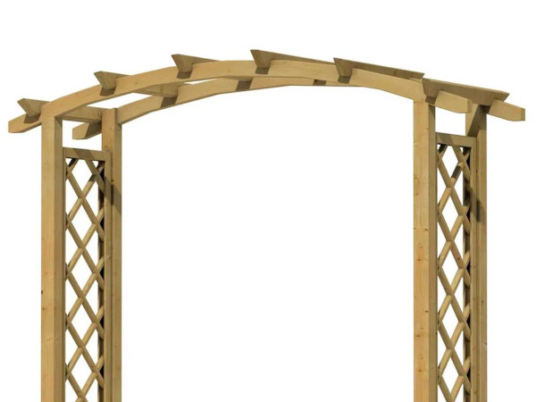Woodvision Grenen rozenboog - 285x230x45cm – foto 2 – kavel bij XL Auctions