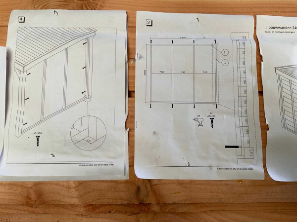 Douglas Zweeds Rabat Wand voor Overkapping – 240×221cm – foto 9 – kavel bij XL Auctions