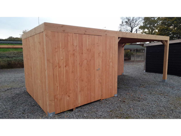 Terrasoverkapping met berging 414x750x244 cm – foto 3 – kavel bij XL Auctions