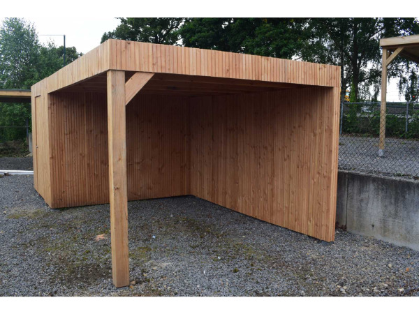 Tuinhuis triple-profiel met overkapping 350x650x240 cm – foto 2 – kavel bij XL Auctions