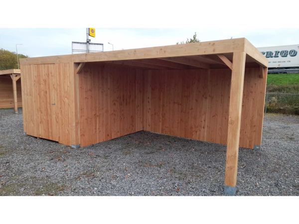 Terrasoverkapping met berging 414x750x244 cm – foto 4 – kavel bij XL Auctions