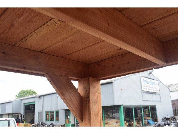 Tuinhuis triple-profiel met overkapping 295x700x240 cm – foto 2 – kavel bij XL Auctions