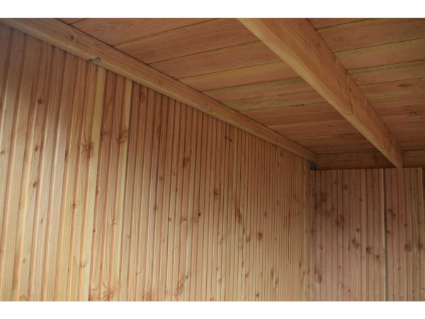 Tuinhuis triple-profiel met overkapping 295x700x240 cm – foto 3 – kavel bij XL Auctions