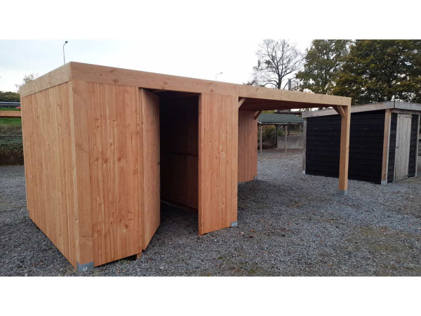 Terrasoverkapping met berging 414x550x244 cm – foto 4 – kavel bij XL Auctions