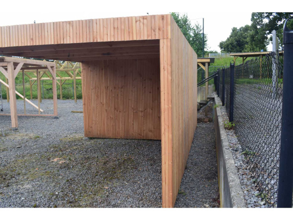 Tuinhuis triple-profiel met overkapping 295x650x240 cm – foto 3 – kavel bij XL Auctions