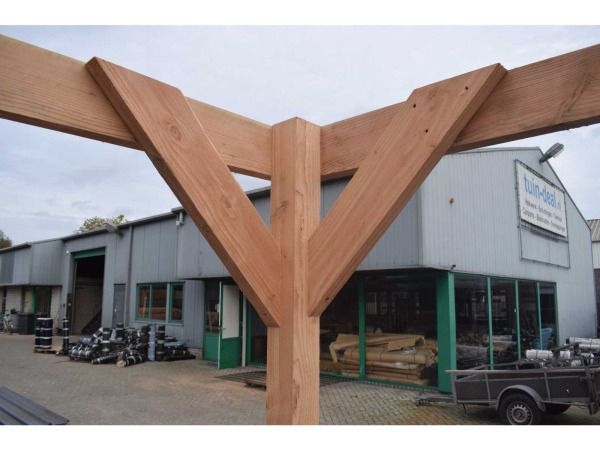 Douglas carport frame met berging 720x510x235 cm – foto 3 – kavel bij XL Auctions