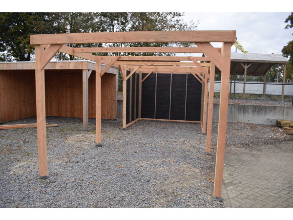 Douglas carport frame met berging 720x410x235 cm – foto 2 – kavel bij XL Auctions