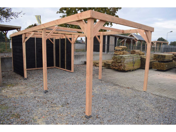 Douglas carport frame met berging 720x410x235 cm – foto 3 – kavel bij XL Auctions