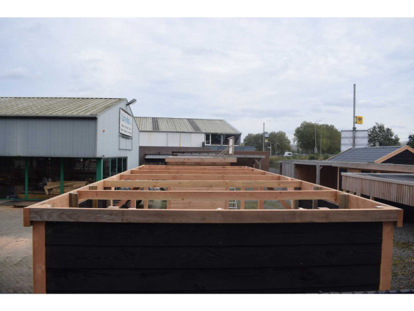 Douglas carport frame met berging 720x410x235 cm – foto 8 – kavel bij XL Auctions