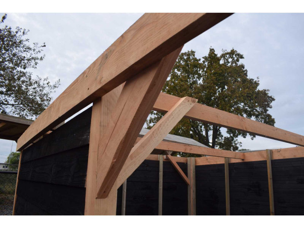 Douglas carport frame met berging 720x410x235 cm – foto 10 – kavel bij XL Auctions