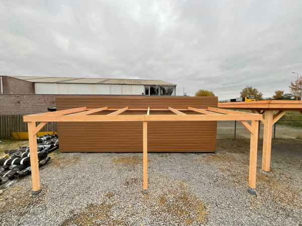Carportframe muuraanbouw 1200x300x215 cm – foto 2 – kavel bij XL Auctions