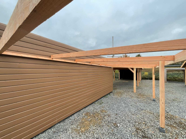 Carportframe muuraanbouw 1200x300x215 cm – foto 5 – kavel bij XL Auctions