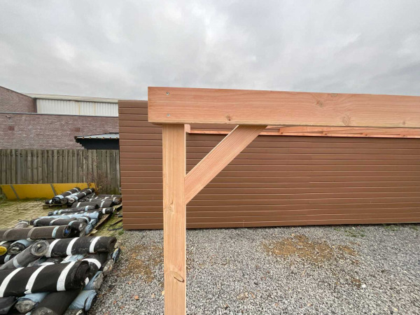 Carportframe muuraanbouw 1200x300x215 cm – foto 6 – kavel bij XL Auctions