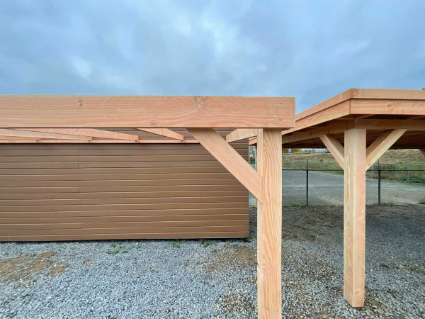 Carportframe muuraanbouw 1200x300x215 cm – foto 7 – kavel bij XL Auctions