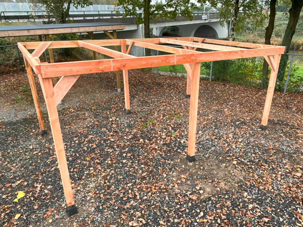 Carport constructie Douglas 720x310x210 cm – foto 3 – kavel bij XL Auctions