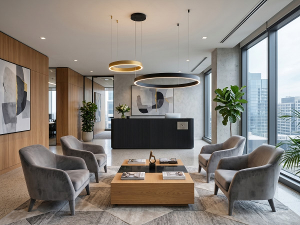 Hanglamp Zand Zwart en Goud Duo Ring 60W LED CCT 3 Kleur