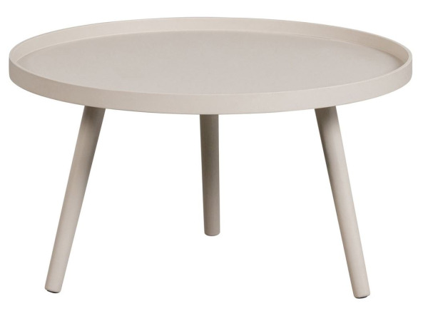 WOOOD Mesa Bijzettafel L - Hout - Antique Beige - 34x60x60