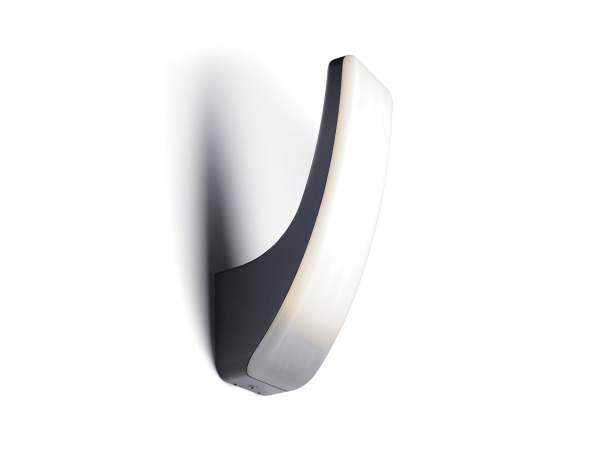 4x 15W LED Wandlamp design zand zwart warm wit waterdicht