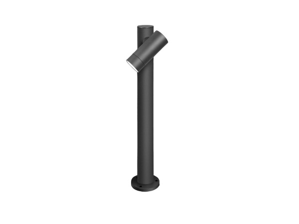 4x Staande tuinlamp 60cm GU10 fitting zwart draaibaar