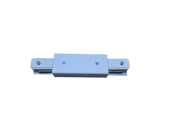 6x Middenvoeding verbinding 1 fase 2 draden railsystem wit