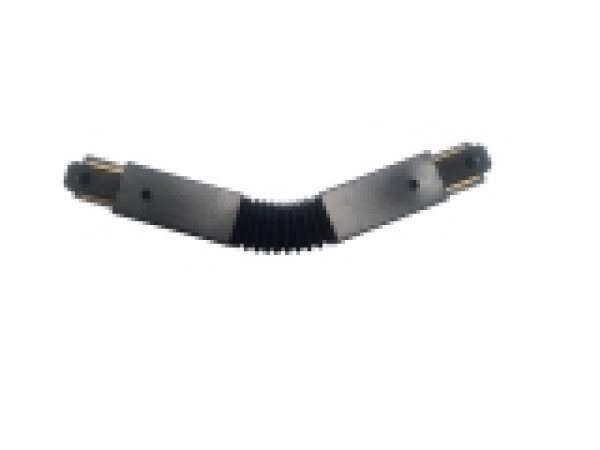 4x Flexibele verbinding 1 fase 2 draden railsystem zand zwart