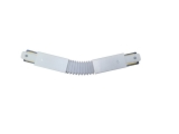4x Flexibele verbinding 1 fase 2 draden railsystem zand wit