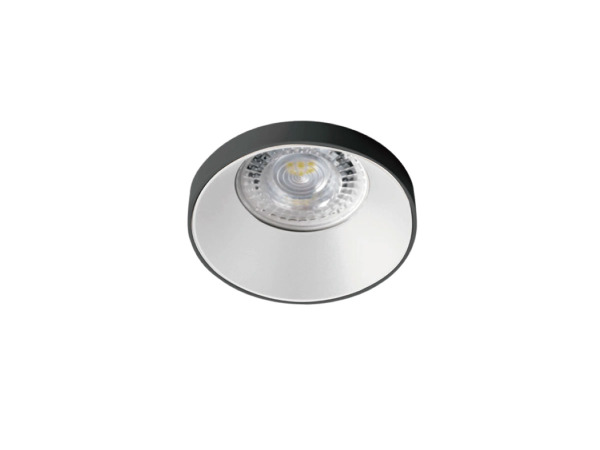 50x GU10 Inbouw armatuur wit en zwart met lamphouder